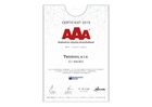 Twistovo vlastní AAA certifikáty najvyššej dôveryhodnosti